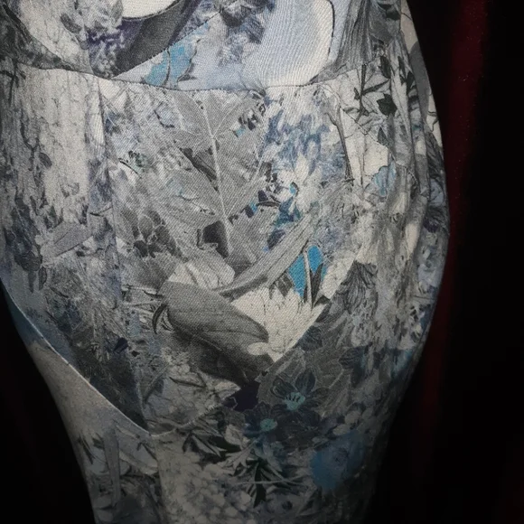 ERDEM Blue Floral Dress - Picture 3 of 8